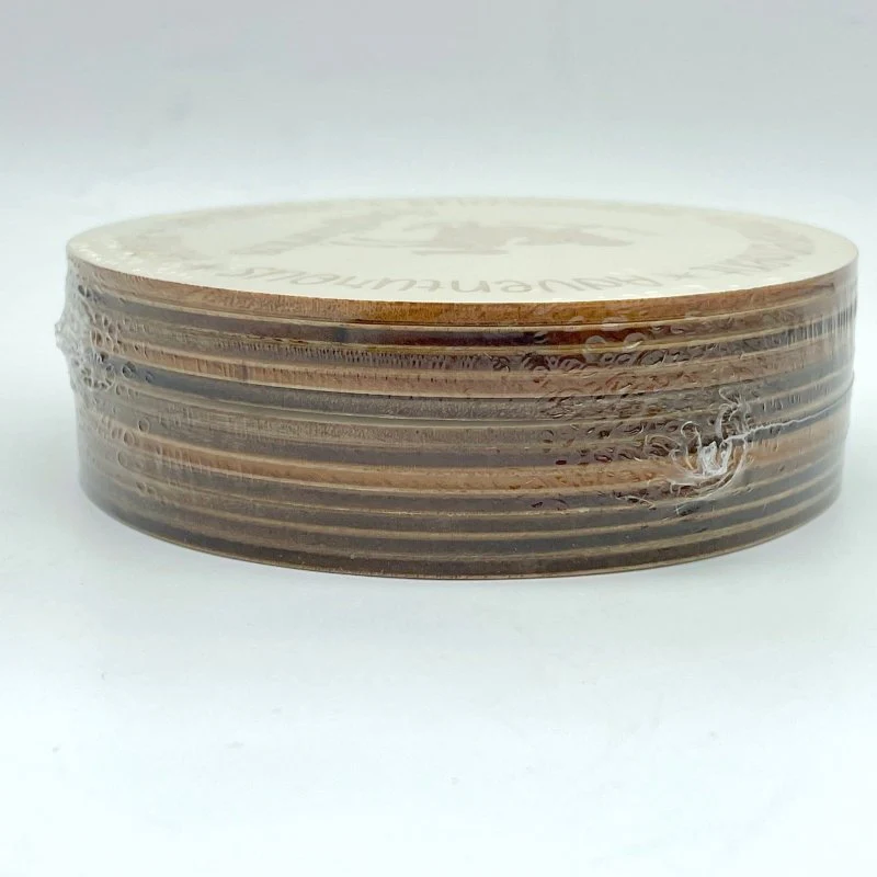 12 Constellations Zodiac Sign Wooden Slices Crystal Astrology Gift Coaster - Image 3