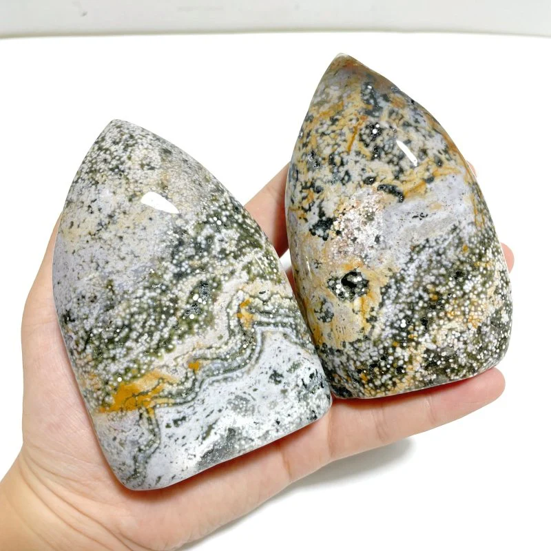 9 Pieces Ocean Jasper Arrow Head Shape Home Decor - Image 3