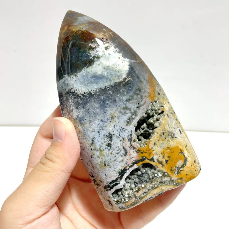 9 Pieces Ocean Jasper Arrow Head Shape Home Decor - Image 5