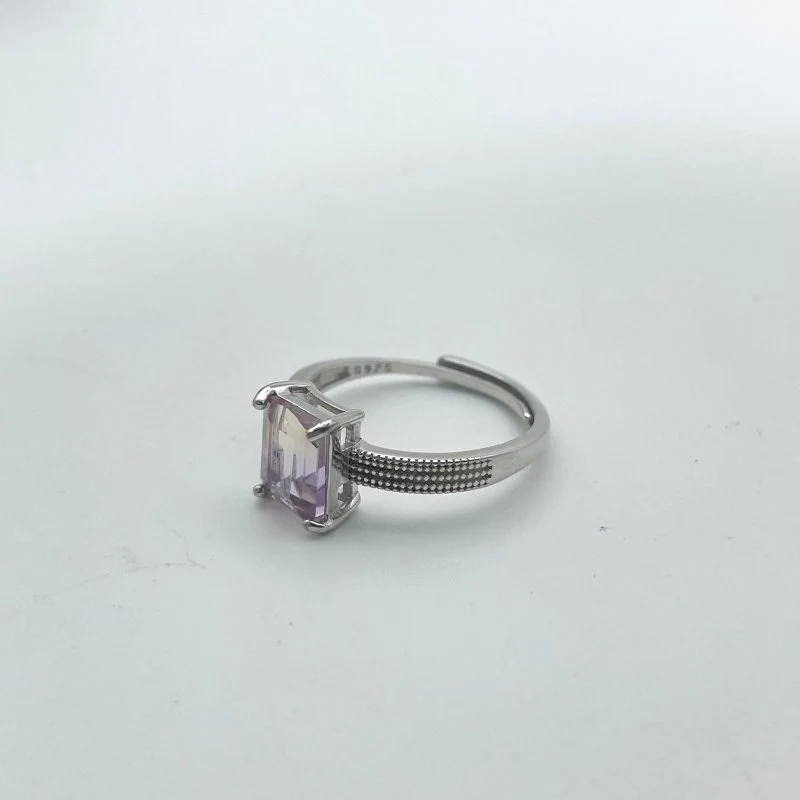12 Pieces Ametrine Sugar Cube Ring Style #2 - Image 4