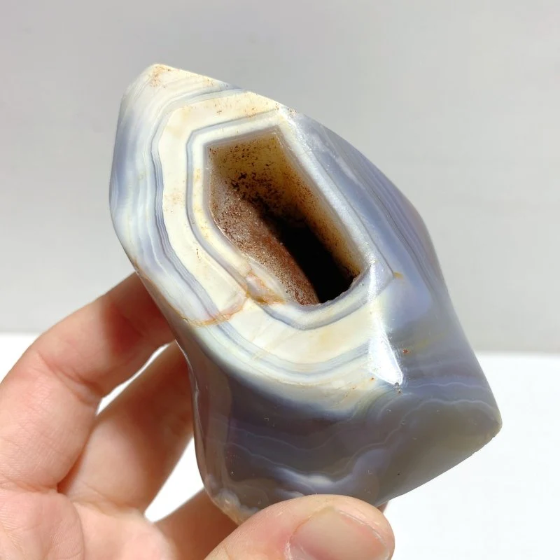 14 Pieces Black Orca Agate Flame Carving - Image 6