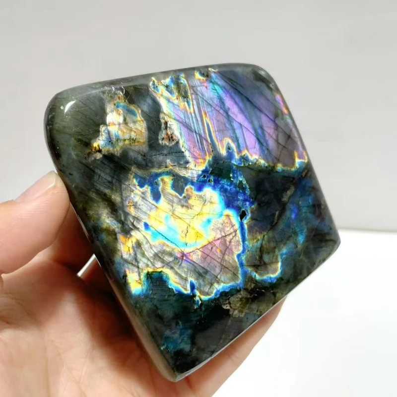 12 Pieces Large Beautiful Polished Purple Blue Labradorite Free Form - Image 3