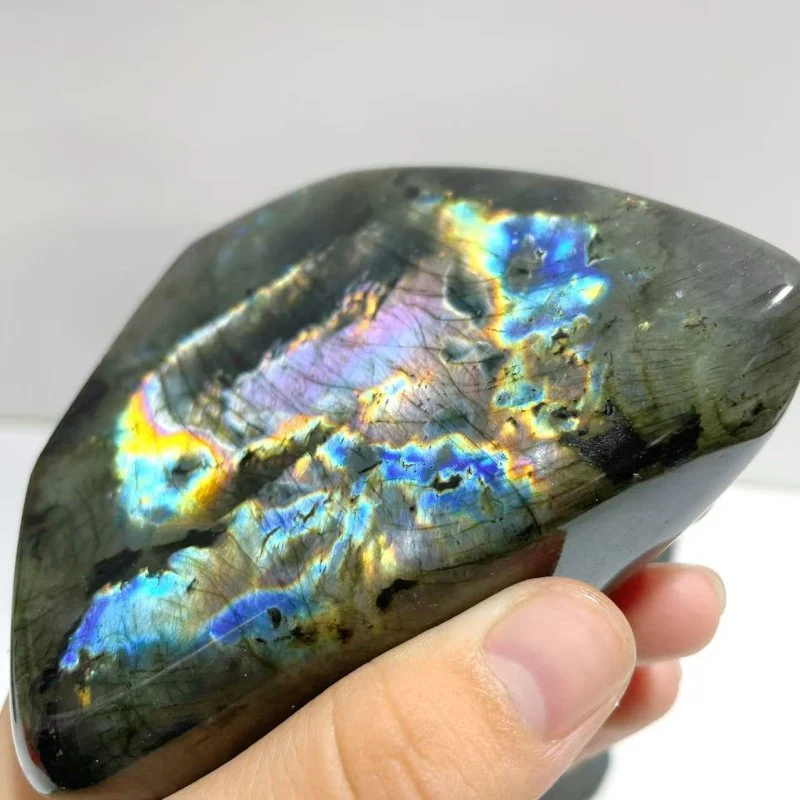 12 Pieces Large Beautiful Polished Purple Blue Labradorite Free Form - Image 6
