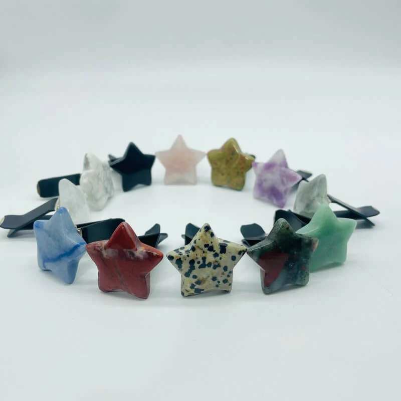 12 Types Crystal Car Air Vent Clips Star Crystal Wholesale Car Accessories - Image 3