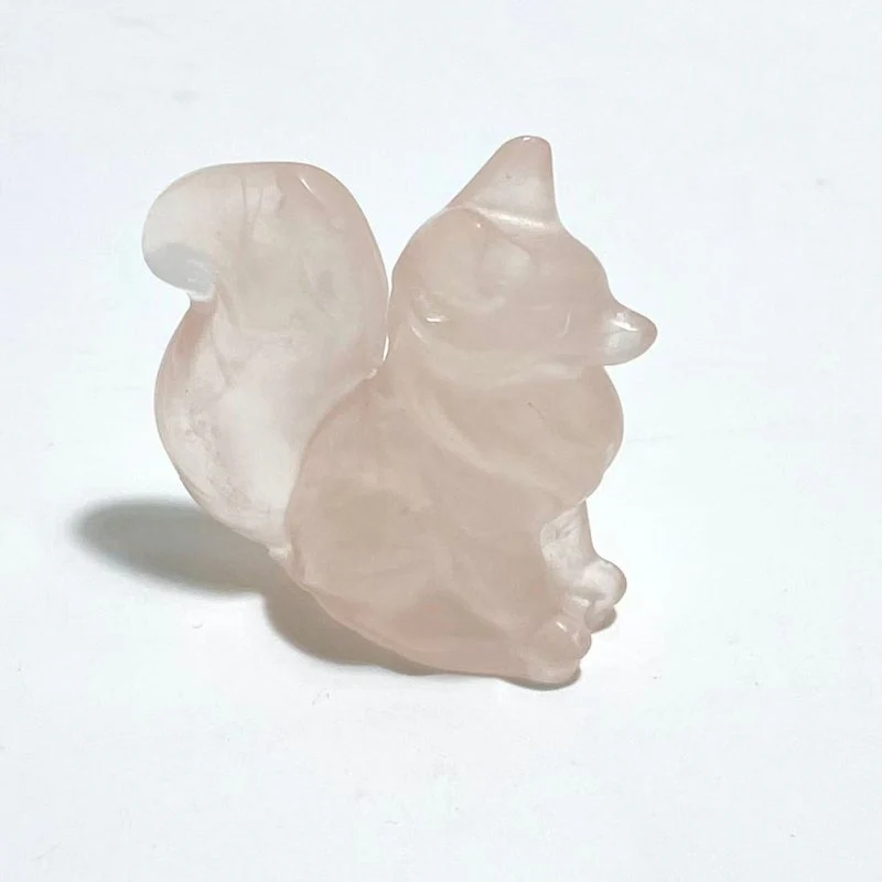 12 Types Fox Carving Wholesale Rose Quartz Labradorite Yellow Calcite - Image 4