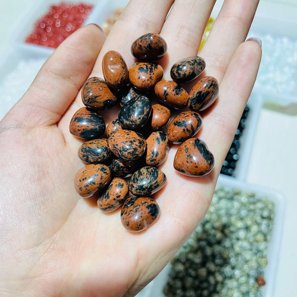 12Types Mini Heart Wholesale Unakite&Obsidian Ocean Jasper - Image 6