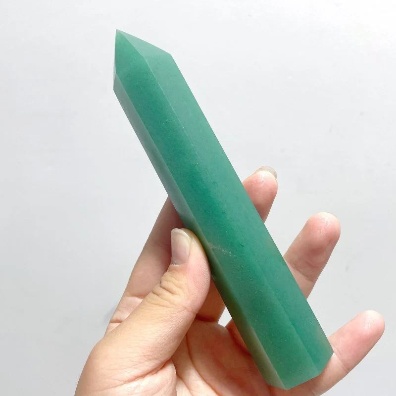 13-16CM Green Aventurine Tower Point Wholesale - Image 2