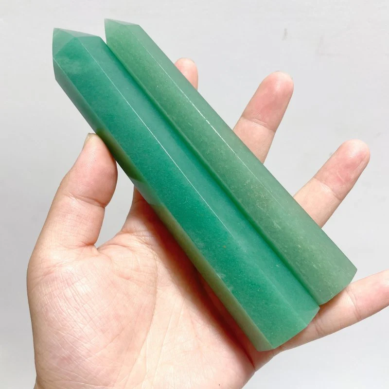 13-16CM Green Aventurine Tower Point Wholesale - Image 5