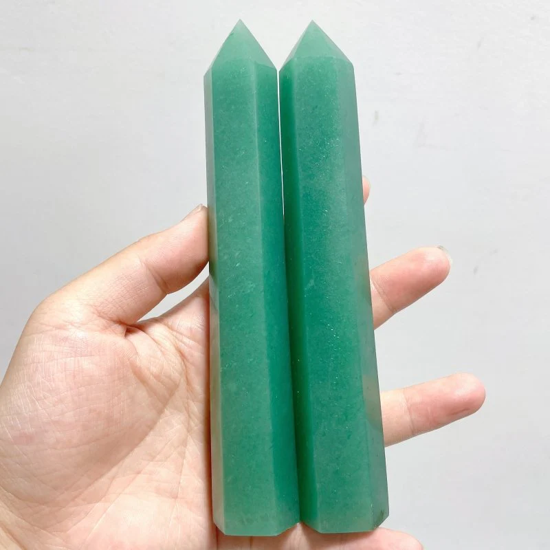 13-16CM Green Aventurine Tower Point Wholesale - Image 6