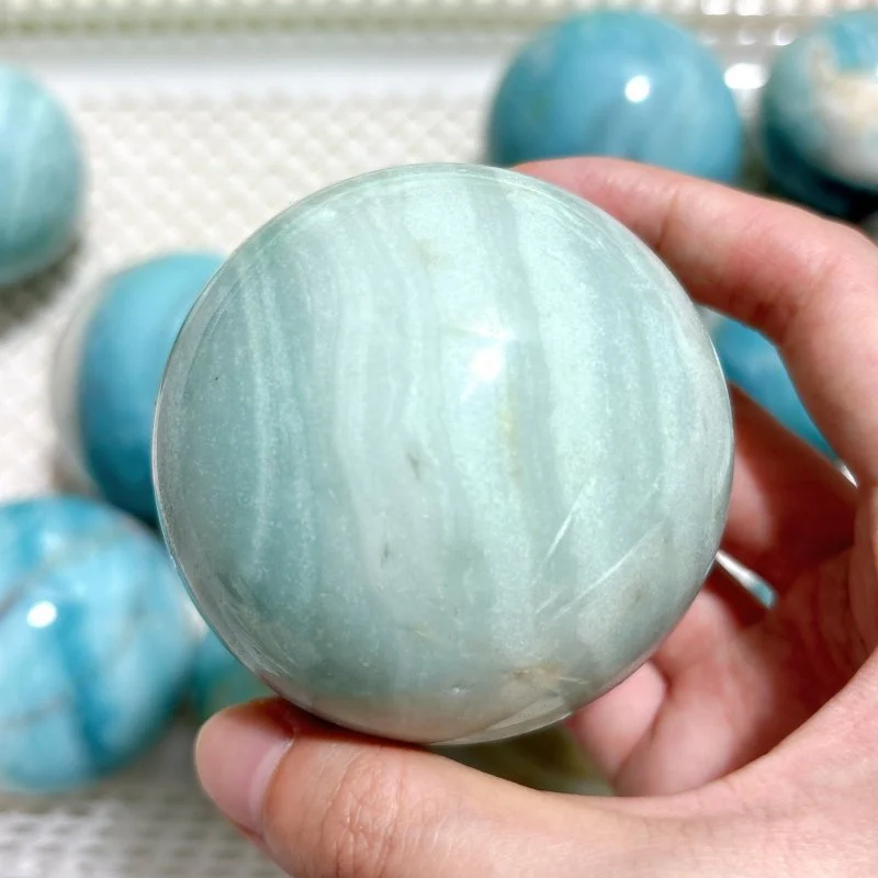 13 Pieces Beautiful Caribbean Calcite Spheres - Image 8