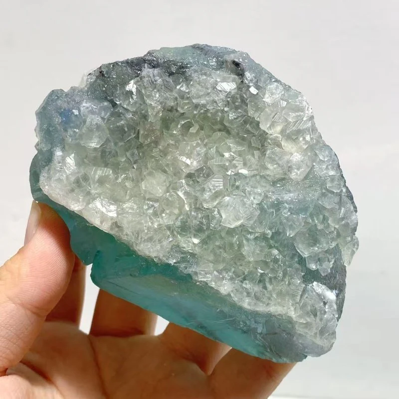 13 Pieces Blue Fluorite Raw Stone Specimen For Collection - Image 6