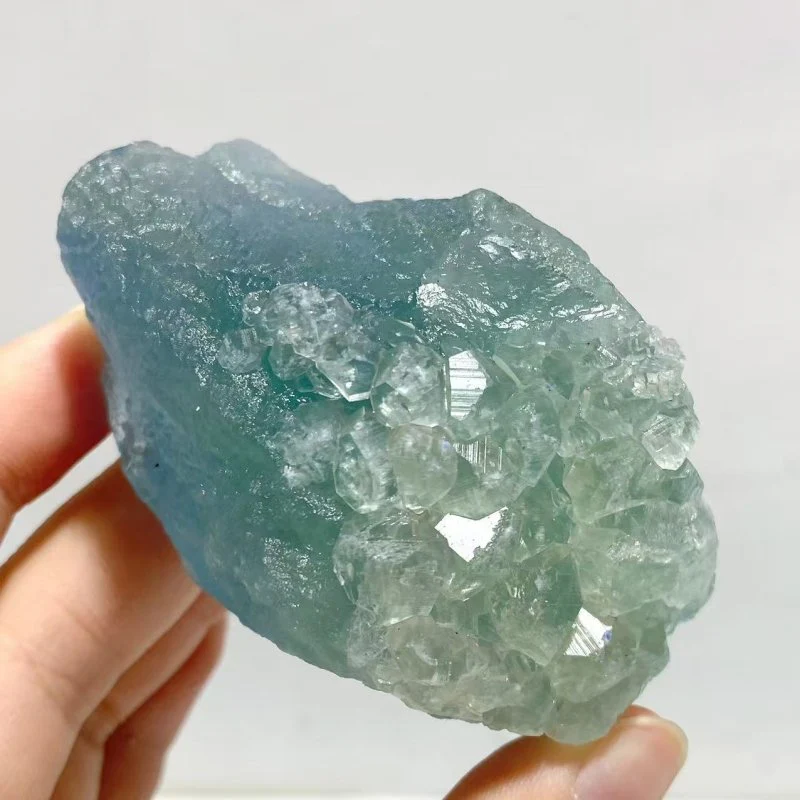 13 Pieces Blue Fluorite Raw Stone Specimen For Collection - Image 8