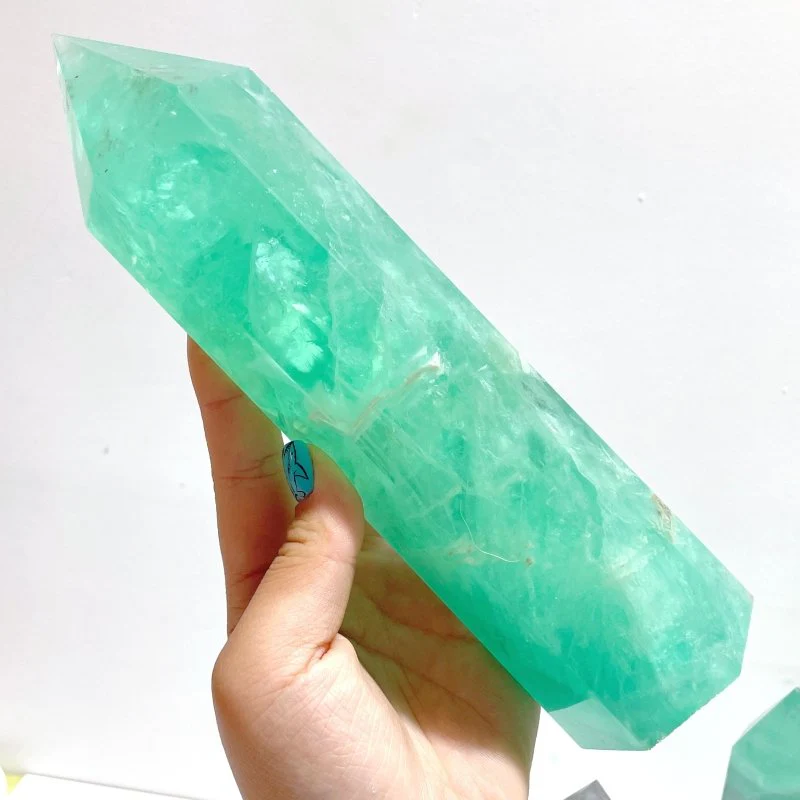 8 Pieces Large Fat Fluorite Tower - Image 2