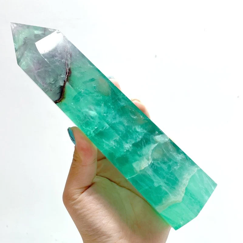 8 Pieces Large Fat Fluorite Tower - Image 3