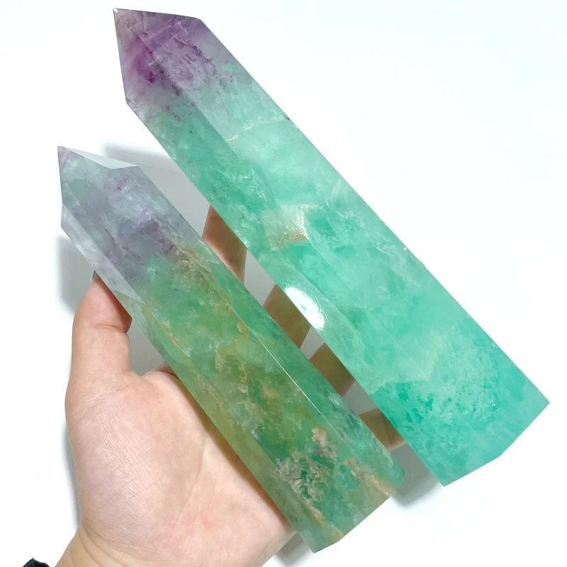 8 Pieces Large Fat Fluorite Tower - Image 6