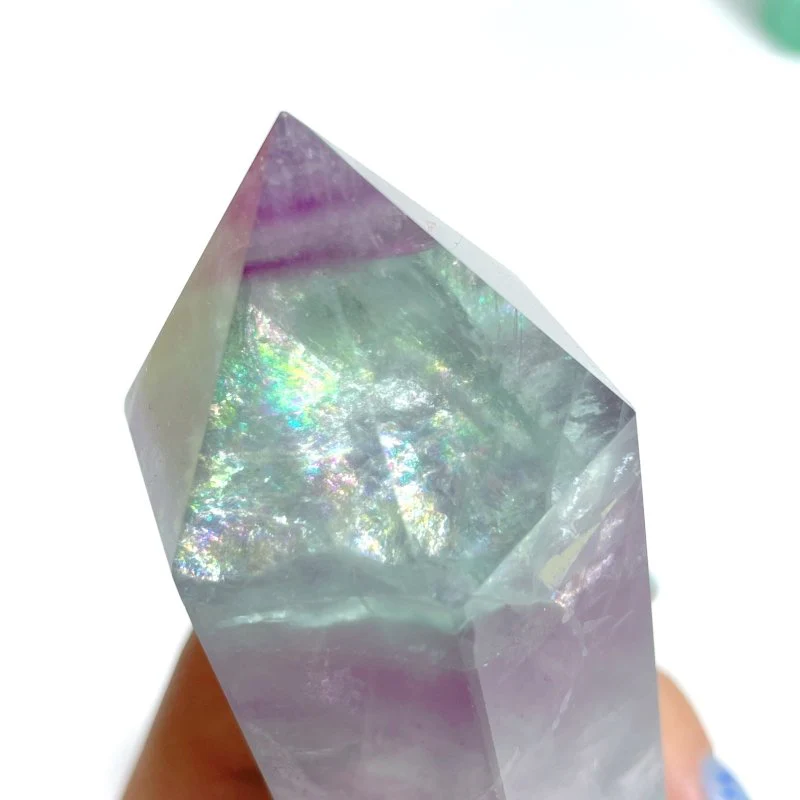 8 Pieces Large Fat Fluorite Tower - Image 8