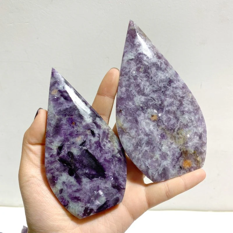 13 Pieces Spark Lepidolite Arrow Head Shape - Image 7