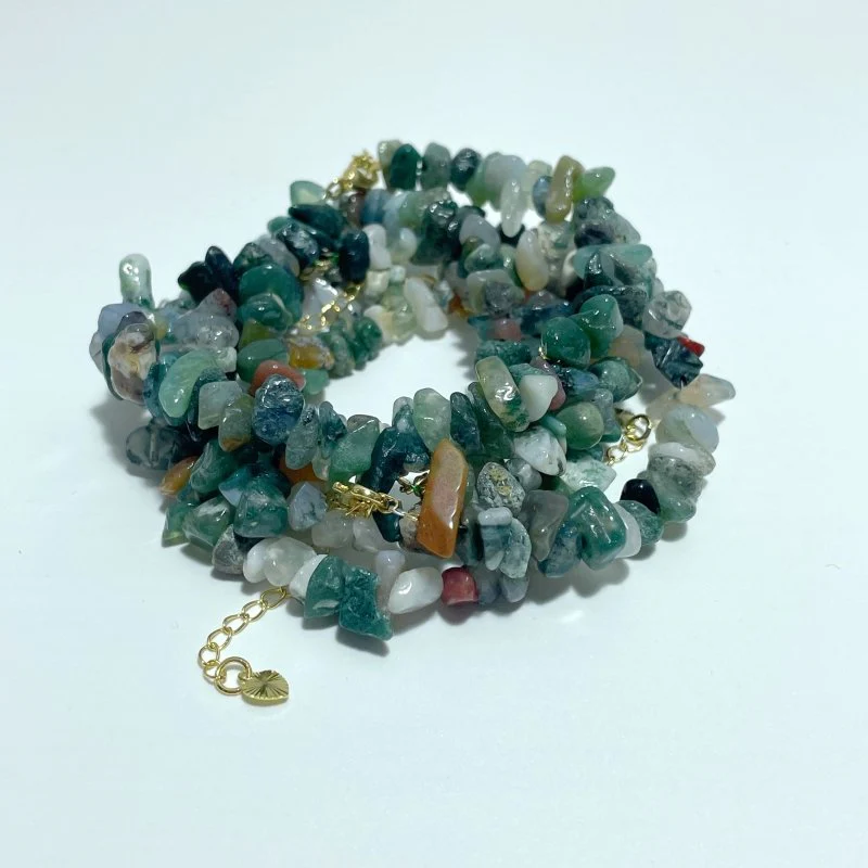 13 Types Chip Bracelets Wholesale Obsidian Rutile Quartz Clear Quartz - Image 9