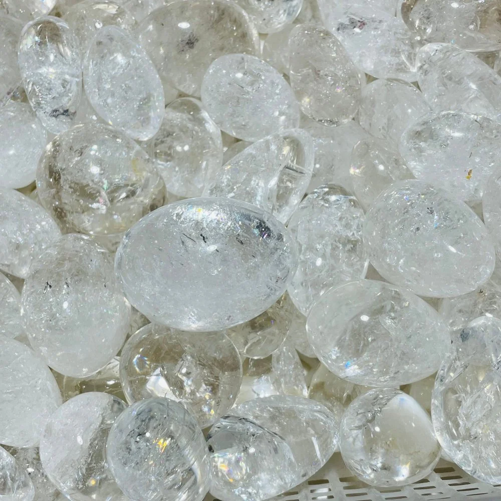 132 Pieces Rainbow Clear Quartz Tumbled - Image 7