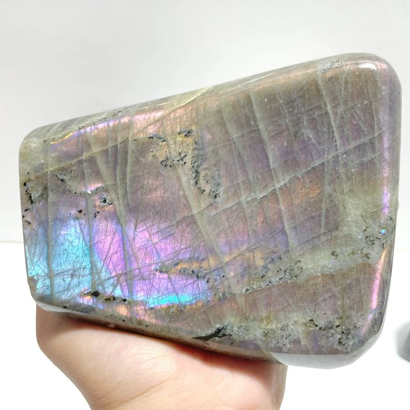 4 Pieces Purple Labradorite High Quality Polished Large Free Form - Image 6