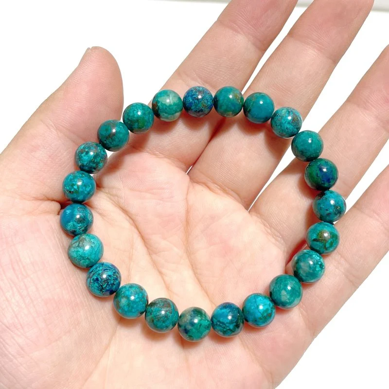 14 Pieces 8mm Chrysocolla Bracelets - Image 4