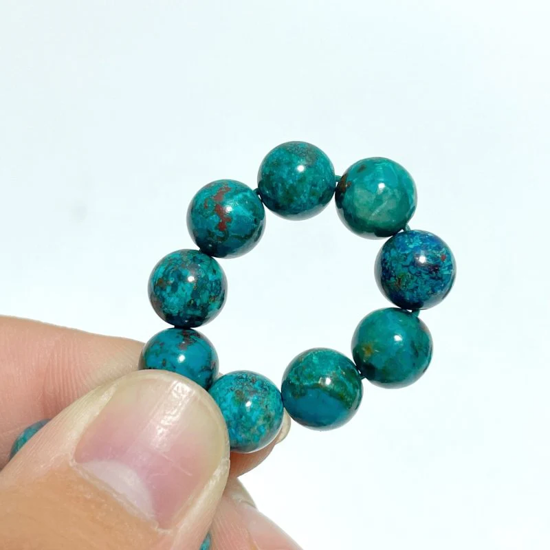 14 Pieces 8mm Chrysocolla Bracelets - Image 5