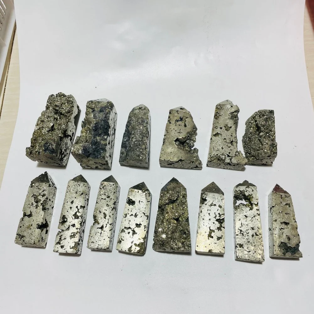 14 Pieces Pyrite Tower Points - Image 2