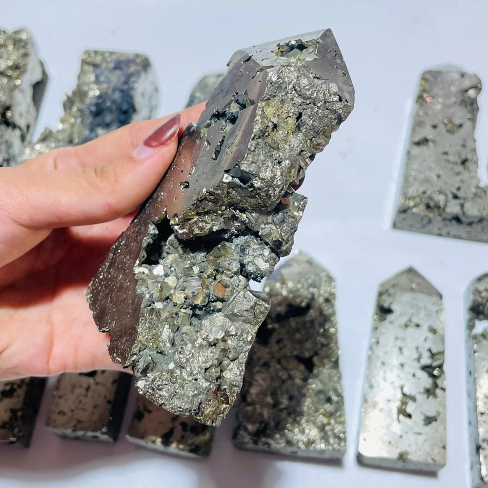 14 Pieces Pyrite Tower Points - Image 4