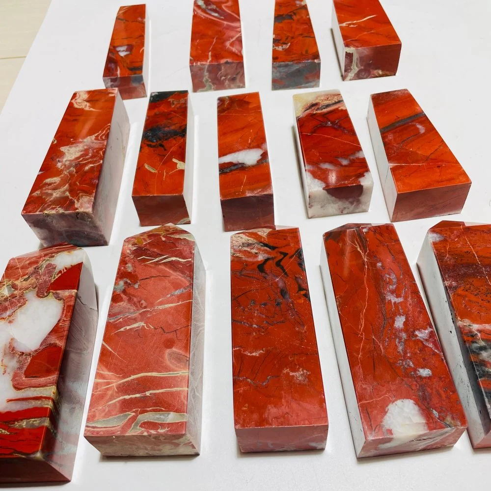 14 Pieces Red Jasper Tower Points - Image 6