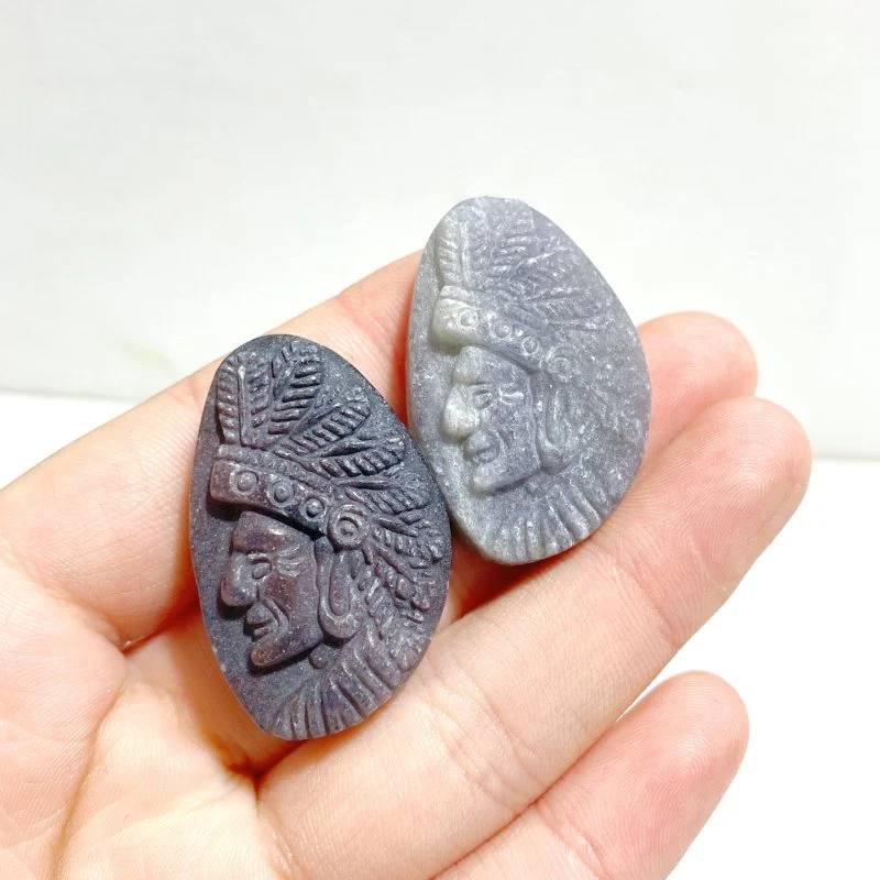 14 Pieces Trolleite Stone Indians Avatar Carving Clearance - Image 6