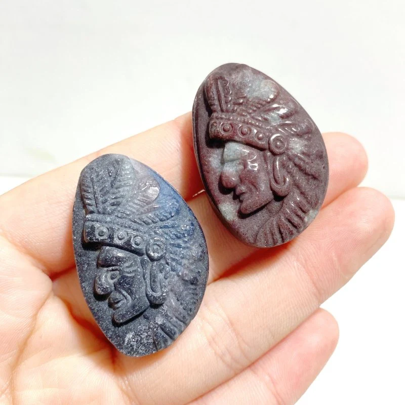 14 Pieces Trolleite Stone Indians Avatar Carving Clearance - Image 7