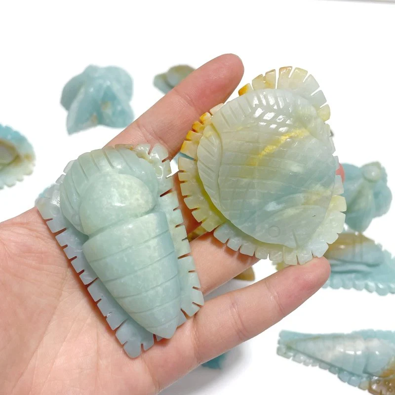 15 Pieces Caribbean Calcite Sea Animals Carving - Image 8