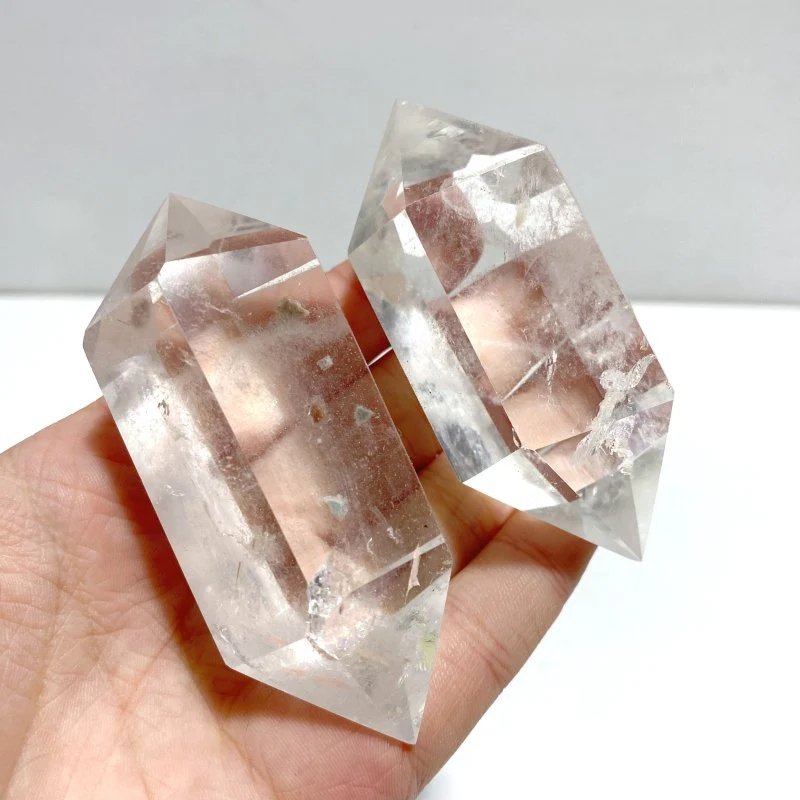 15 Pieces Clear Quartz Double Points - Image 5