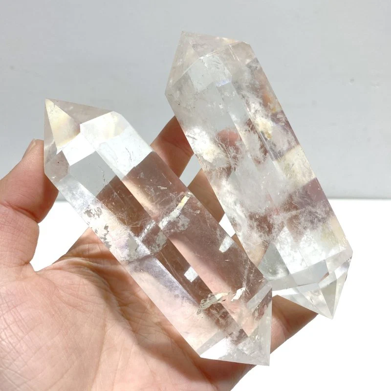 15 Pieces Clear Quartz Double Points - Image 8