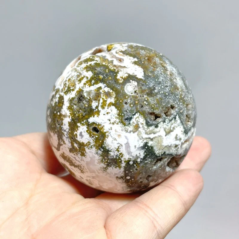 15 Pieces 6th Vein Ocean Jasper Spheres Balls - Image 3