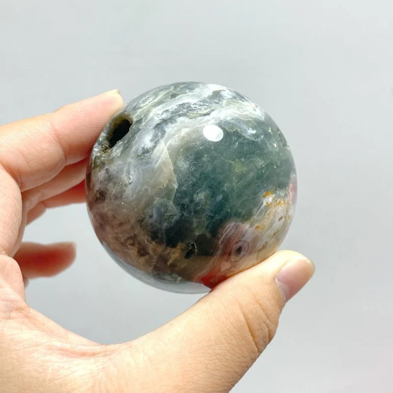 15 Pieces 6th Vein Ocean Jasper Spheres Balls - Image 4