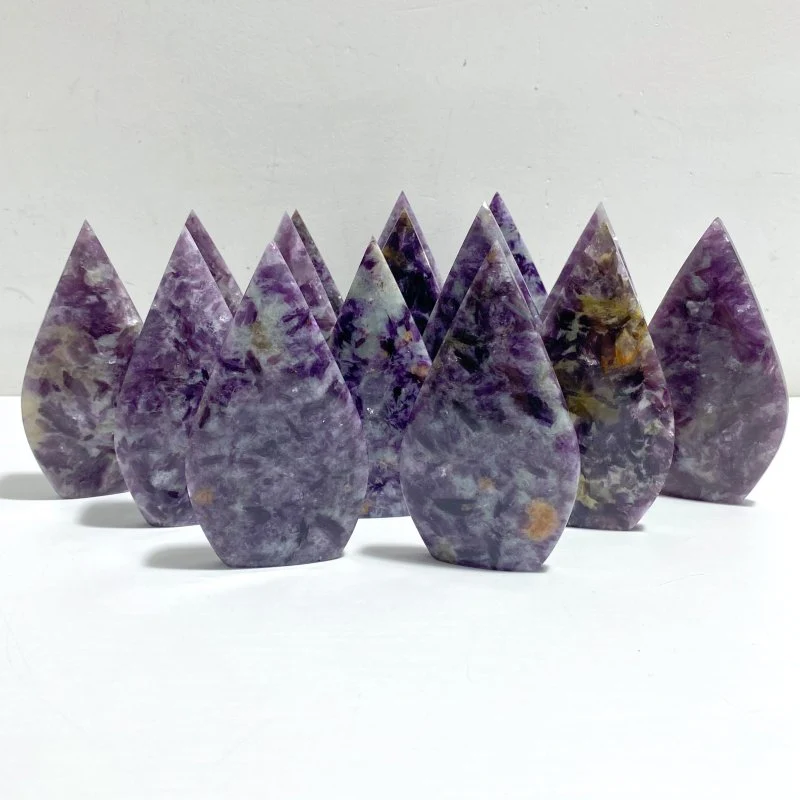 15 Pieces Spark Lepidolite Arrow Head Shape