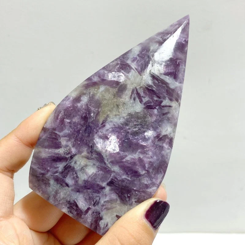 15 Pieces Spark Lepidolite Arrow Head Shape - Image 3