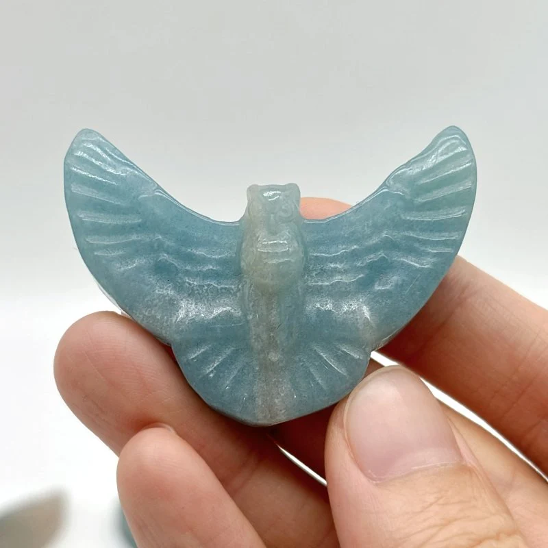 15 Pieces Trolleite Stone Owl Carving - Image 2