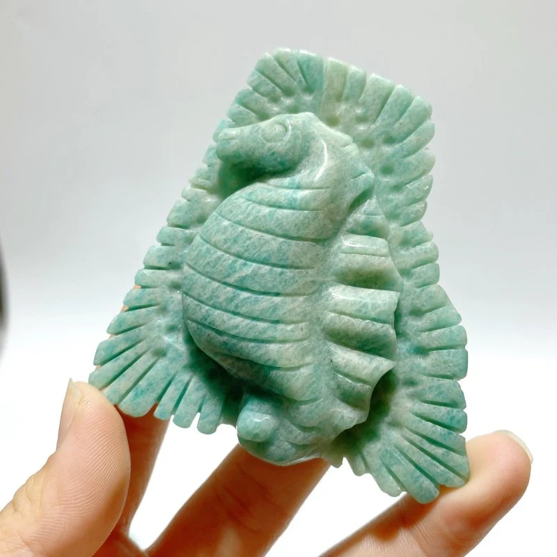 16 Pieces Amazonite Sea Animal Carving - Image 2