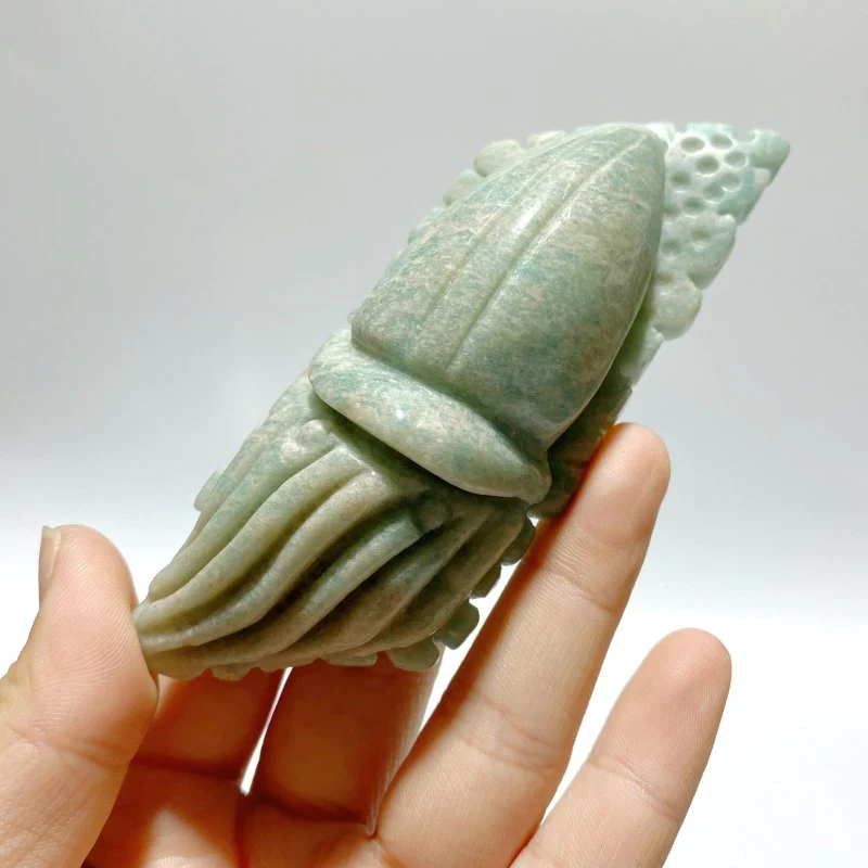 16 Pieces Amazonite Sea Animal Carving - Image 7