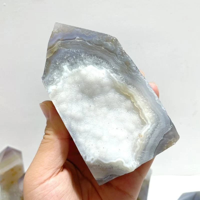 16 Pieces Geode Druzy Agate Four-sided Tower Point - Image 4