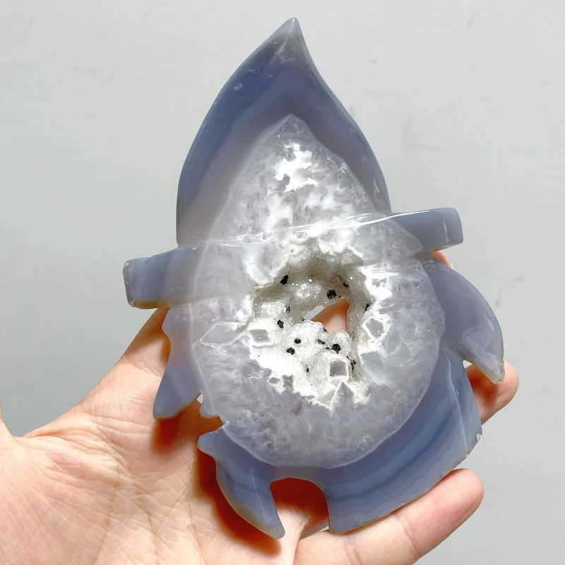 14 Pieces Geode Druzy Agate Geode Wizard Carving - Image 2