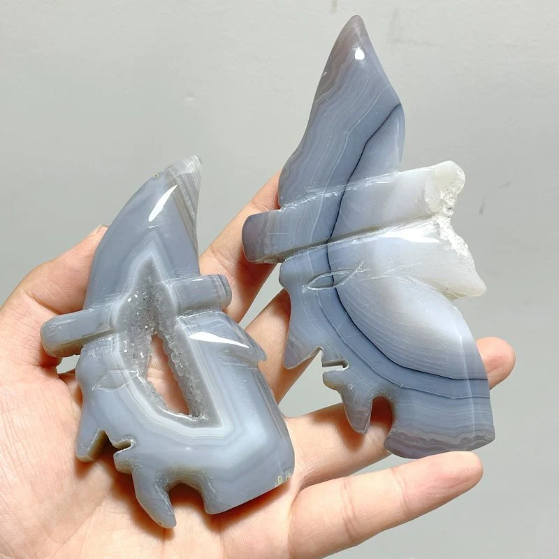 14 Pieces Geode Druzy Agate Geode Wizard Carving - Image 4