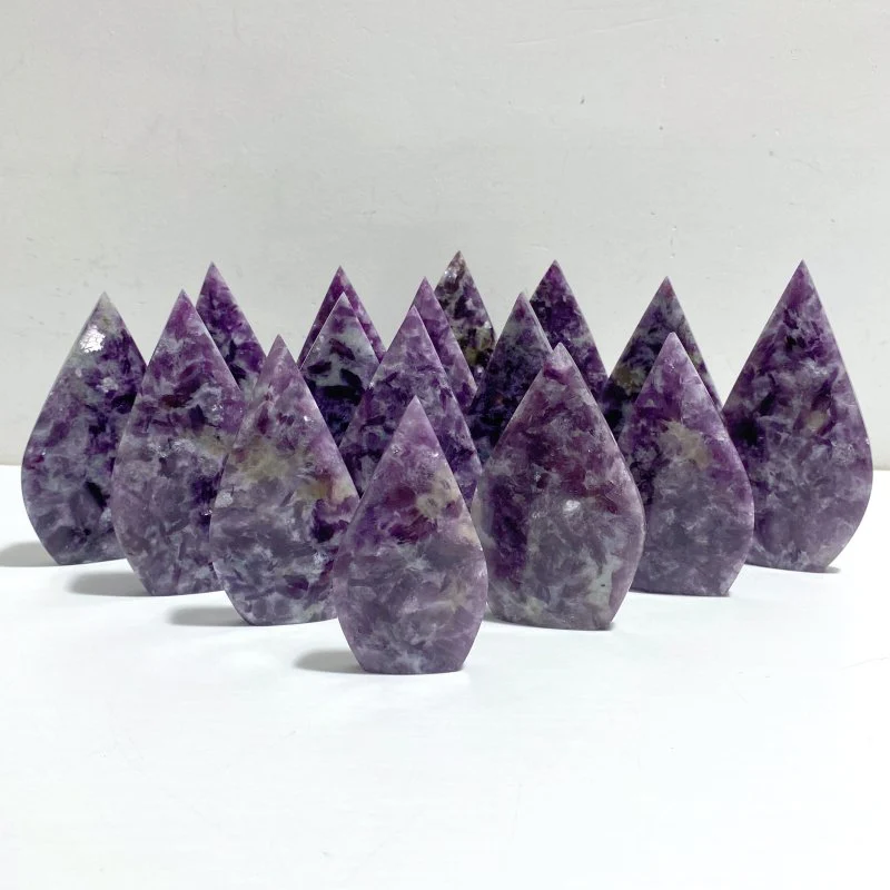 16 Pieces Spark Lepidolite Arrow Head Shape