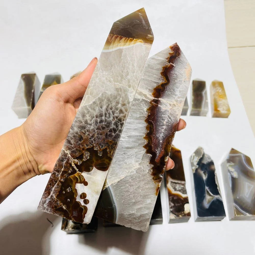 17 Pieces Agate Tower Points - Image 4
