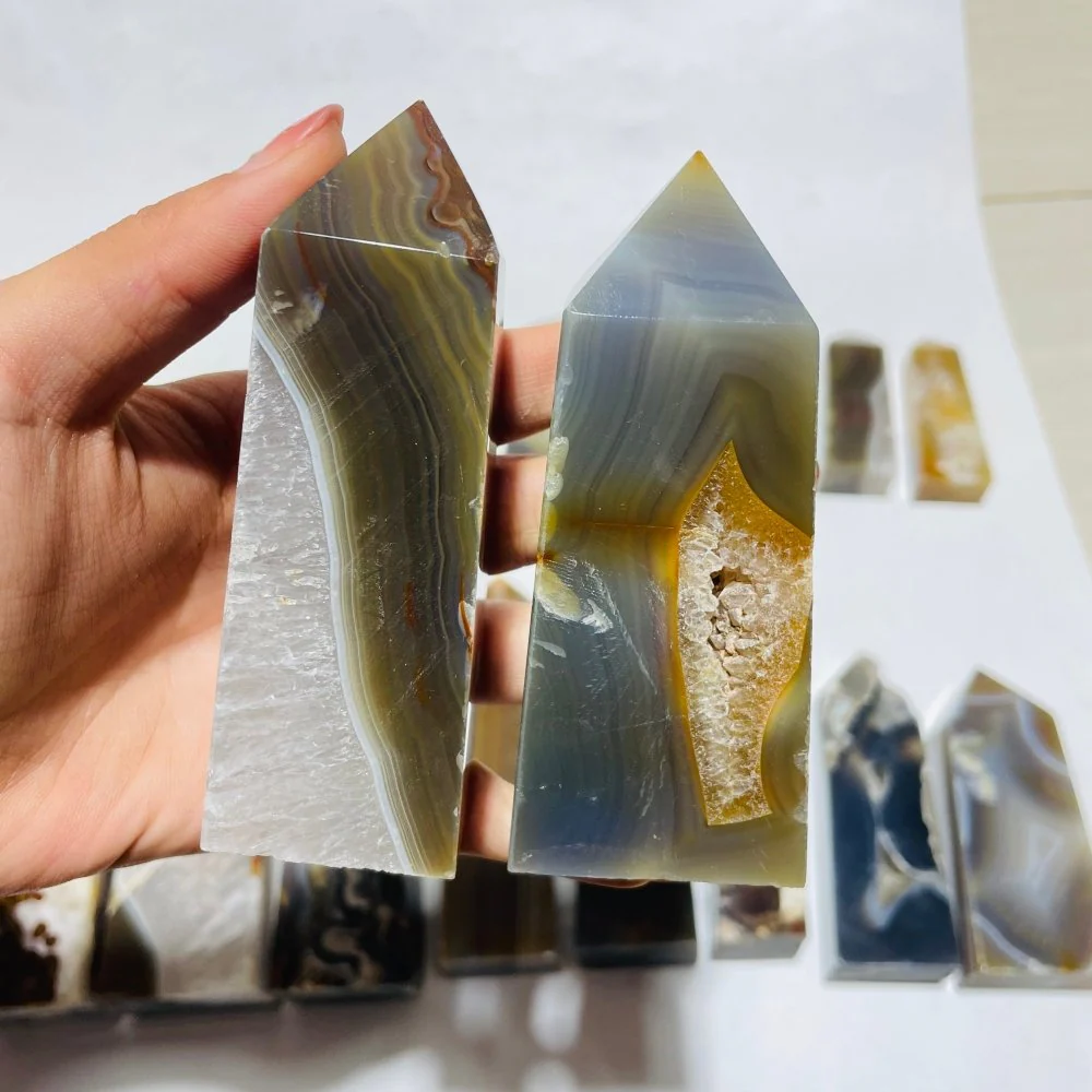 17 Pieces Agate Tower Points - Image 6