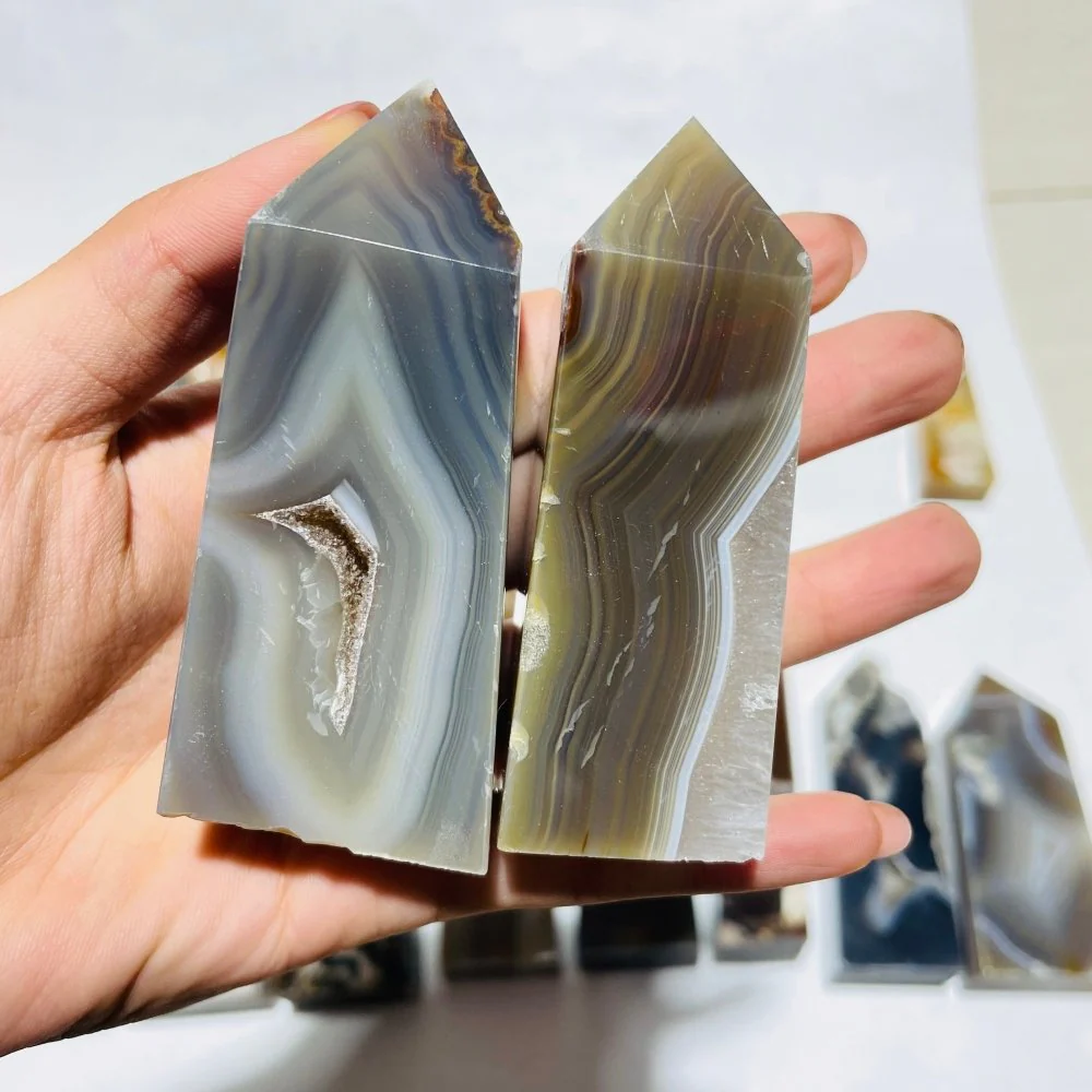 17 Pieces Agate Tower Points - Image 7