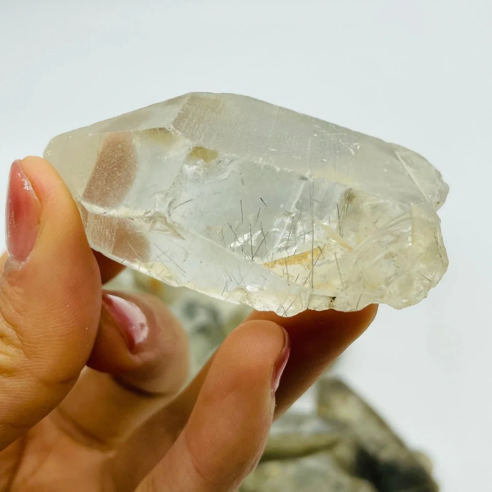17 Pieces Raw Black Rutile Crystals - Image 5