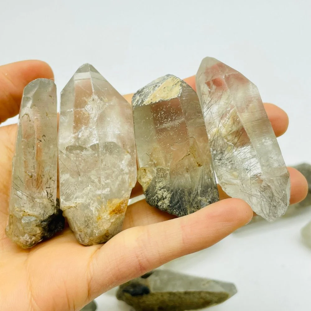 17 Pieces Raw Black Rutile Crystals - Image 8